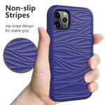 For iPhone 11 Pro Max Wave Pattern 3 in 1 Silicone+PC Shockproof Protective Case, For iPhone 11 Pro Max