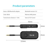 CSR8670 เครื่องรับส่งเสียงบลูทูธ 5.0 แบบไร้สายสองฟังก์ชัน AptX AptxLL รองรับการเชื่อมต่อหนึ่งลากสอง, TX18
