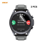 ฟิล์มกันรอยหน้าจอ PET HD ใส ENKAY Hat-Prince 2 ชิ้น สำหรับ Samsung Galaxy Watch3 45 มม., สำหรับ Samsung Galaxy Watch3 41 มม.