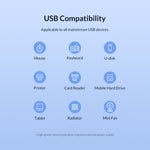ORICO TWU3-7A-BK ฮับ USB 3.0 7 พอร์ต, TWU3-7A