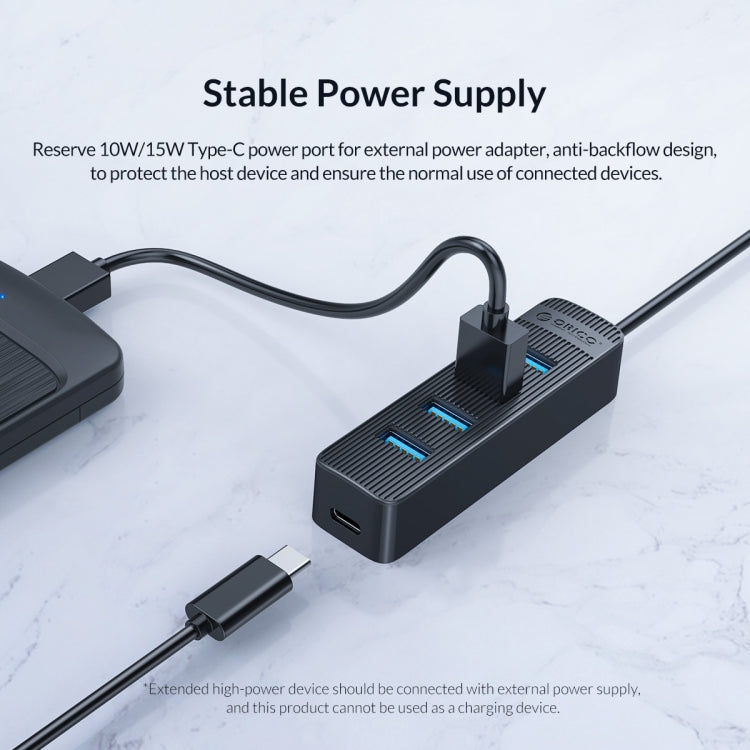ORICO TWU3-7A-BK ฮับ USB 3.0 7 พอร์ต, TWU3-7A
