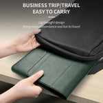 กระเป๋าแล็ปท็อปกันน้ำ PU พร้อมที่วางข้อมือ 4-in-1 ขนาด 11/12 นิ้ว, 13/14 นิ้ว, 15/16 นิ้ว