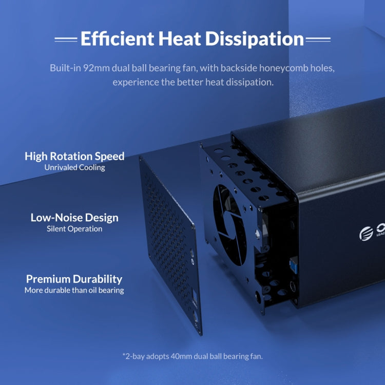 ORICO NS200RU3 กล่องใส่ฮาร์ดไดรฟ์ 2 ช่อง USB3.0 พร้อมระบบ Raid, NS200RU3
