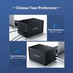 ORICO NS200RU3 กล่องใส่ฮาร์ดไดรฟ์ 2 ช่อง USB3.0 พร้อมระบบ Raid, NS200RU3