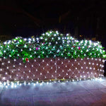 4x6m 672 LEDs Waterproof Fishing Net Lights Curtain String Lights Fairy Wedding Party Holiday Decoration Lamps 220V, EU Plug
