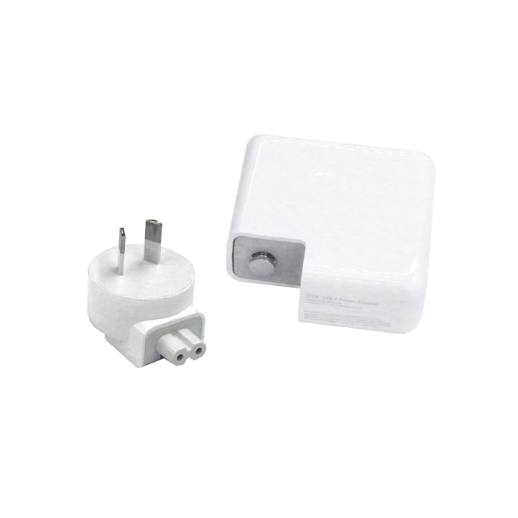 ชุดชาร์จเดินทาง 2 in 1 PD3.0 30W USB-C / Type-C พร้อมขาแยก + สายชาร์จข้อมูล PD3.0 3A USB-C / Type-C เป็น 8 Pin ชาร์จเร็ว ความยาวสาย 1 เมตร, ปลั๊ก AU, 1 เมตร