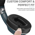 VJ320 หูฟังบลูทูธแบบครอบหัวพับได้ รองรับการ์ด TF พร้อมไมโครโฟน รุ่น VJ320 สีดำ, สีน้ำเงิน, สีแดง, สีขาว