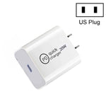 SDC-20W PD 20W Single USB-C / Type-C Interface Travel Charger, EU Plug, US Plug, UK Plug