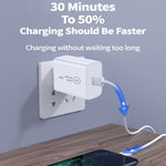 ชุดที่ชาร์จเดินทาง SDC-20W 2 in 1 PD 20W USB-C / Type-C + สายชาร์จข้อมูลเร็ว 3A PD 3.0 USB-C / Type-C เป็น USB-C / Type-C ความยาวสาย: 1 เมตร, ปลั๊ก US, ปลั๊ก EU, ปลั๊ก UK