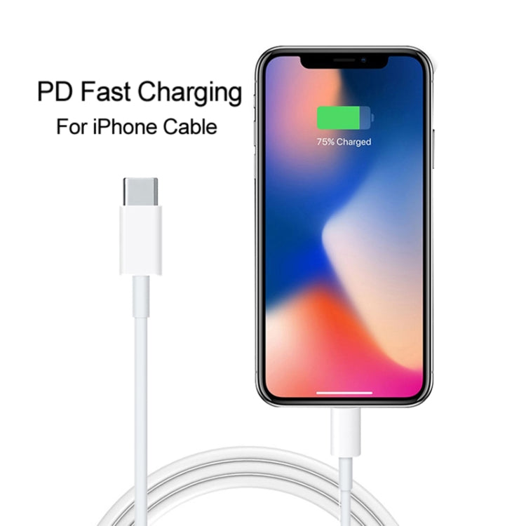 SDC-20W ชาร์จเร็ว 2 in 1 PD 20W USB-C / Type-C สำหรับเดินทาง + สายชาร์จข้อมูล 3A PD3.0 USB-C / Type-C เป็น 8 Pin ชาร์จเร็ว ความยาวสาย: 1m, ปลั๊ก US, ปลั๊ก EU, ปลั๊ก UK