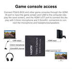 การ์ดจับภาพวิดีโอ HDMI 4K HD 1080P, กล่องจับภาพวิดีโอ HDMI เป็น USB 2.0