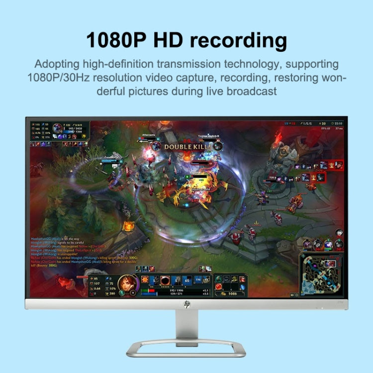 การ์ดจับภาพวิดีโอ HDMI 4K HD 1080P, กล่องจับภาพวิดีโอ HDMI เป็น USB 2.0