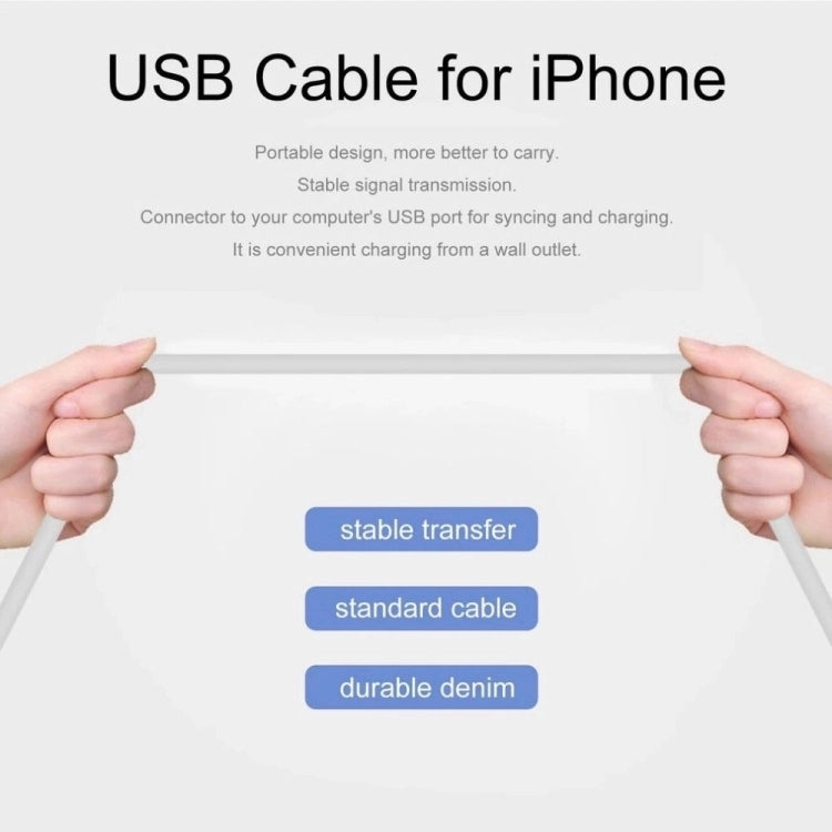 XJ-017 สายชาร์จข้อมูล USB ชาย 3A เป็น 8 พิน ชาย ชาร์จเร็ว ความยาว: 1 เมตร, 1 เมตร