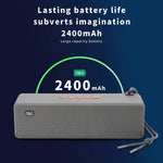 ลำโพงบลูทูธซับวูฟเฟอร์ T&G TG271 TWS พร้อมเชือกถัก รองรับ USB/AUX/การ์ด TF/FM