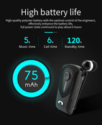 F930 หูฟังบลูทูธ CSR4.1 สายเก็บได้ เตือนสายเรียกเข้าแบบสั่น ป้องกันการโจรกรรม สีเงิน