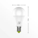หลอดไฟอัจฉริยะ LED 9W E27 RGBCW WIFI ไร้สายสำหรับระบบอัตโนมัติในบ้านอัจฉริยะ, 220V