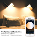 หลอดไฟอัจฉริยะ LED 9W E27 RGBCW WIFI ไร้สายสำหรับระบบอัตโนมัติในบ้านอัจฉริยะ, 220V