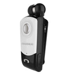 F960 หูฟังบลูทูธ CSR4.1 สายเก็บได้ เตือนสายเรียกเข้าแบบสั่น ป้องกันการโจรกรรม สีดำ ขาว เงิน