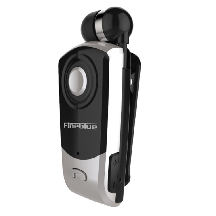 F960 หูฟังบลูทูธ CSR4.1 สายเก็บได้ เตือนสายเรียกเข้าแบบสั่น ป้องกันการโจรกรรม สีดำ ขาว เงิน