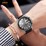 เคส TPU นุ่มใส 2 in 1 ENKAY Hat-Prince + ฟิล์มกระจกนิรภัยขอบโค้ง 0.2 มม. 9H 2.15D สำหรับ Samsung Galaxy Watch 3 45 มม.