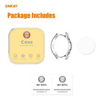 เคส TPU นุ่มใส 2 in 1 ENKAY Hat-Prince + ฟิล์มกระจกนิรภัยขอบโค้ง 0.2 มม. 9H 2.15D สำหรับ Samsung Galaxy Watch 3 45 มม.