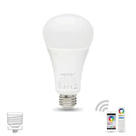 FUT105 หลอดไฟ LED 12W RGB + CCT E27 สำหรับใช้ในร่ม ควบคุมผ่านแอปสมาร์ทโฟน 2.4G สำหรับห้องนอน ห้องนั่งเล่น AC100~240V