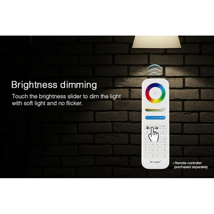 FUT105 หลอดไฟ LED 12W RGB + CCT E27 สำหรับใช้ในร่ม ควบคุมผ่านแอปสมาร์ทโฟน 2.4G สำหรับห้องนอน ห้องนั่งเล่น AC100~240V