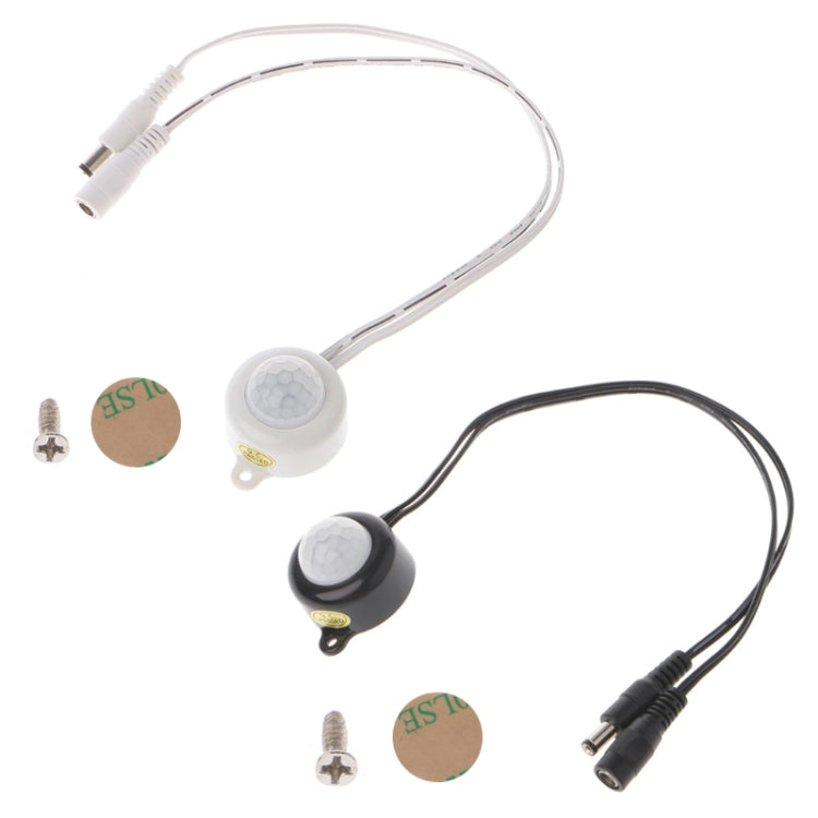 สวิตช์เซ็นเซอร์ตรวจจับการเคลื่อนไหวอินฟราเรด PIR DC 5-24V/5A พร้อมปลั๊กสำหรับแถบไฟ LED
