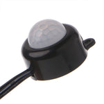 สวิตช์เซ็นเซอร์ตรวจจับการเคลื่อนไหวอินฟราเรด PIR DC 5-24V/5A พร้อมปลั๊กสำหรับแถบไฟ LED