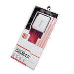 LZ-023 ชาร์จเร็วพกพา 18W QC 3.0 USB + สายข้อมูล USB ถึง 8 Pin 3A, ปลั๊ก US, สายข้อมูล USB ถึง 8 Pin, ปลั๊ก US, สาย 8 Pin, ปลั๊ก US