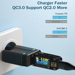 LZ-023 ชาร์จเร็วพกพา 18W QC 3.0 USB + สายข้อมูล USB ถึง 8 Pin 3A, ปลั๊ก US, สายข้อมูล USB ถึง 8 Pin, ปลั๊ก US, สาย 8 Pin, ปลั๊ก US