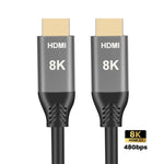 สาย HDMI2.1 8K 120Hz ความละเอียดสูงแบบไดนามิก, ความยาวสาย: 1m, 120Hz 1m