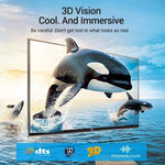 สาย HDMI2.1 8K 120Hz ความละเอียดสูงแบบไดนามิก, ความยาวสาย: 1m, 120Hz 1m