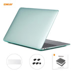 เคสป้องกันแล็ปท็อปคริสตัล 3 in 1 จาก ENKAY + ฟิล์ม TPU ป้องกันคีย์บอร์ดเวอร์ชัน EU + ชุดปลั๊กกันฝุ่น สำหรับ MacBook Air 13.3 นิ้ว A1932 (2018), สำหรับ MacBook Air 13.3 นิ้ว A1932 (2018)