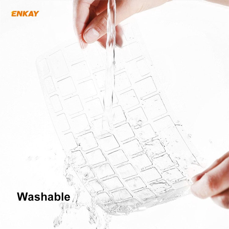 เคสป้องกันแล็ปท็อปคริสตัล 3 in 1 จาก ENKAY + ฟิล์ม TPU ป้องกันคีย์บอร์ดเวอร์ชัน EU + ชุดปลั๊กกันฝุ่น สำหรับ MacBook Air 13.3 นิ้ว A1932 (2018), สำหรับ MacBook Air 13.3 นิ้ว A1932 (2018)