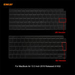 เคสป้องกันแล็ปท็อปคริสตัล 3 in 1 จาก ENKAY + ฟิล์ม TPU ป้องกันคีย์บอร์ดเวอร์ชัน EU + ชุดปลั๊กกันฝุ่น สำหรับ MacBook Air 13.3 นิ้ว A1932 (2018), สำหรับ MacBook Air 13.3 นิ้ว A1932 (2018)