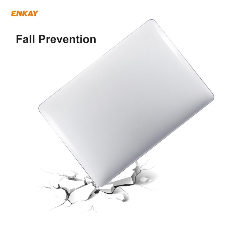 เคสป้องกันแล็ปท็อปคริสตัล 3 in 1 จาก ENKAY + ฟิล์ม TPU ป้องกันคีย์บอร์ดเวอร์ชัน EU + ชุดปลั๊กกันฝุ่น สำหรับ MacBook Air 13.3 นิ้ว A1932 (2018), สำหรับ MacBook Air 13.3 นิ้ว A1932 (2018)