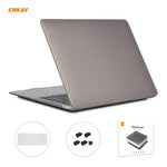 ENKAY ชุด 3 in 1 เคสป้องกันแล็ปท็อปแบบด้าน + ฟิล์ม TPU สำหรับคีย์บอร์ดเวอร์ชัน EU + ชุดปลั๊กกันฝุ่น สำหรับ MacBook Air 13.3 นิ้ว A2179 & A2337 (2020), สำหรับ MacBook Air 13.3 นิ้ว A2179 (2020)