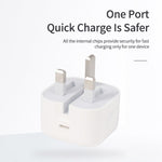 ที่ชาร์จเดินทางพับได้ A234 20W PD 3.0 Type-C / USB-C, ปลั๊กสหราชอาณาจักร, 20W