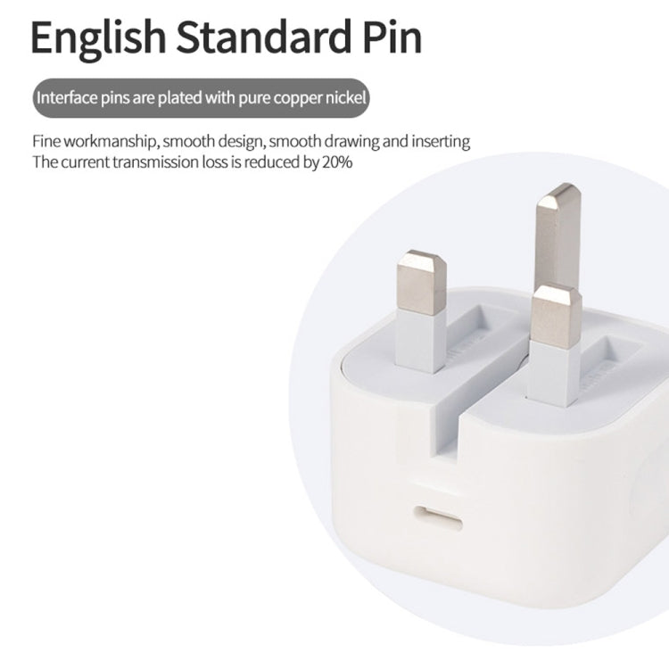 ที่ชาร์จเดินทางพับได้ A234 20W PD 3.0 Type-C / USB-C, ปลั๊กสหราชอาณาจักร, 20W