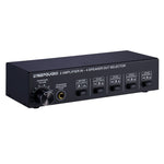 B032 เครื่องขยายเสียง 2 เข้า 4 ออก สวิตช์ลำโพง คุณภาพเสียงไม่สูญเสีย 300W ต่อช่อง สวิตช์ตัวเปรียบเทียบพร้อมฟังก์ชันตรวจสอบหูฟัง / อินพุตเสียง, B032