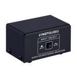 B101 2 In 1 Out (1 In 2 Out) Audio Source Signal Selection Switcher Computer Speaker  RCA Lossless Audio Source Switcher, B101
