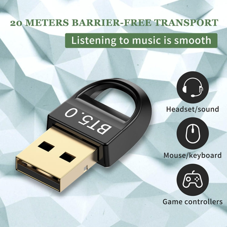 อะแดปเตอร์รับสัญญาณ USB Bluetooth V5.0, Bluetooth V5.0
