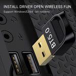 อะแดปเตอร์รับสัญญาณ USB Bluetooth V5.0, Bluetooth V5.0