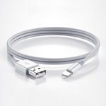 XJ-51 สายชาร์จเร็ว USB 3A เป็น 8 พิน สำหรับ iPhone 12 Series ความยาว: 1 เมตร, 1 เมตร