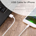 XJ-51 สายชาร์จเร็ว USB 3A เป็น 8 พิน สำหรับ iPhone 12 Series ความยาว: 1 เมตร, 1 เมตร