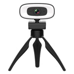 C10 กล้องเว็บแคม 2K HD หมุน 360 องศา ไฟเติมแสงสามระดับ ไม่มีความผิดเพี้ยน USB ไม่ต้องใช้ไดรเวอร์ พร้อมไมโครโฟนในตัวเสียงชัดเจน