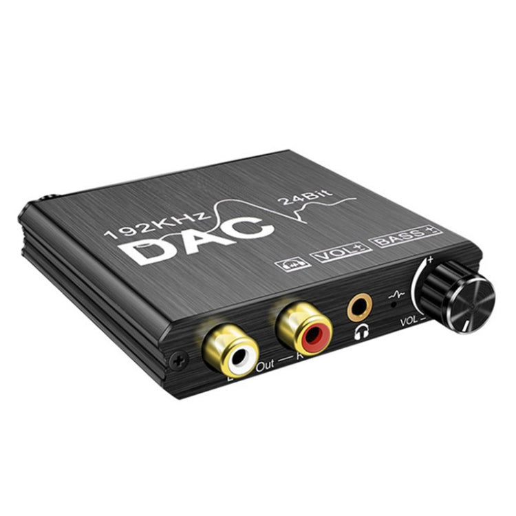 เครื่องแปลงเสียงดิจิทัลเป็นอนาล็อก สเตอริโอ DAC แอมพลิฟายเออร์ Optical SPDIF 192Khz 24Bit