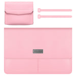 กระเป๋าซับในกันน้ำหนัง PU ลายลิ้นจี่บางพิเศษสำหรับใส่โน้ตบุ๊กขนาด 13-14 นิ้ว