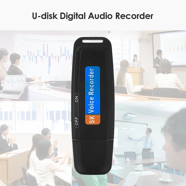 ปากกาบันทึกเสียงดิจิทัล USB แบบพกพาชาร์จได้มืออาชีพ SK001 รองรับการ์ด TF, 32GB